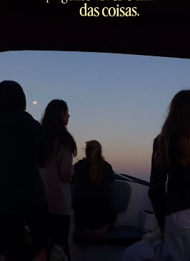 Pôr do sol visto do barco